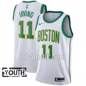 NBA Børn Trøje Boston Celtics Kyrie Irving 11 2018-19 Nike City Edition Hvid Swingman